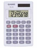 Casio HS-4G Basic Calculator