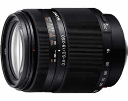 Sony DT 18-250mm f/3.5-6.3 High Magnification Zoom Lens