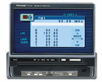 Pioneer AVX-7000 Wide-Screen In-Dash LCD Color Display