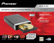 Pioneer DVR-X152 External USB 2.0 DVD/CD Writer