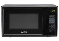Sanyo EM-S2588W/B Compact Microwave Oven