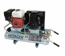 Hitachi EC25E 5-1/2hp Gas Air Compressor