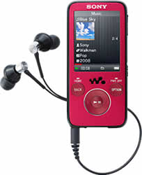 Sony NWZ-S638FREDWM 8GB Walkman Video MP3 Player