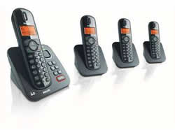 Philips CD1554B Cordless Phone Answer Machine