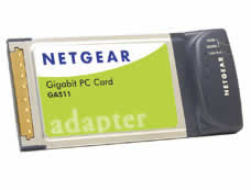 Netgear GA511 Gigabit Ethernet PC Card