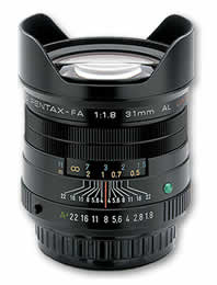 Pentax FA 31mm Limited Lens
