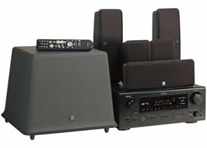 Denon DHT-588BA A/V Receiver 5.1 Speaker Package