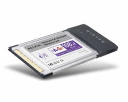 Belkin F6D3010 Dual-Band Wireless A+G Notebook Network Card