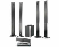 LG LH-T755 Flat Speaker DVD Player Home Theater System