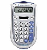 8-Digit LCD TI-1706SV Handheld Pocket Calculator 
