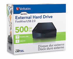 Verbatim 500GB FireWire/USB Desktop Hard Drive