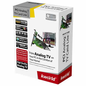 Kworld VS-PRV-TV 7134SE PCI Analog TV Card Lite