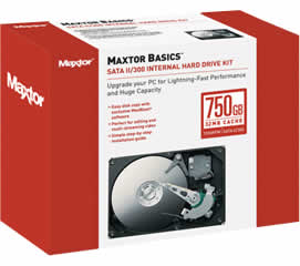 Maxtor Basics SATA II/300 Hard Drive Kit