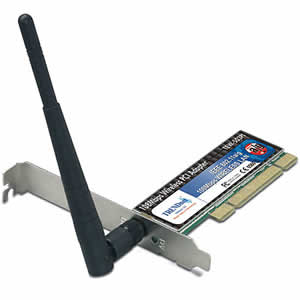 Trendnet TEW-503PI 108Mbps 802.11a/g Wireless PCI Adapter