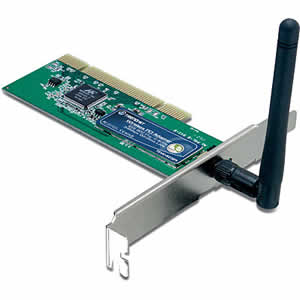Trendnet TEW-423PI 54Mbps 802.11g Wireless PCI Adapter