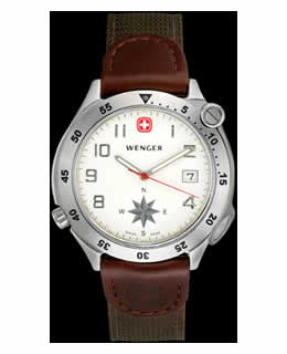 Wenger 70370 Swing-out Compass Watch