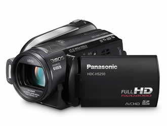 Panasonic HDC-HS250K Hard Disk Drive/SD Card Hybrid Full-HD Camcorder