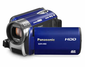 Panasonic SDR-H80 60GB HDD/SD Card Standard Definition Camcorder