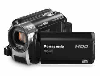 Panasonic SDR-H90 HDD/SD Card Standard Definition Camcorder