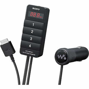 Sony DCC-NWFMT1 Walkman FM Modulator/Car Charger Adapter
