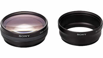 Sony VCL-DEH07VA Black 58mm 0.7X Wide Angle Conversion Lens