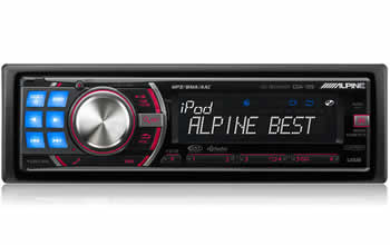Alpine CDA-105 CD Receiver/iPod Controller