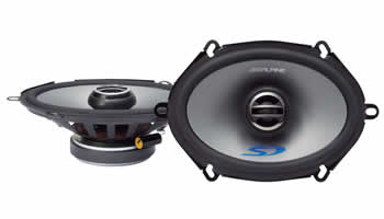 Alpine SPS-507 Coaxial 2-Way Speaker