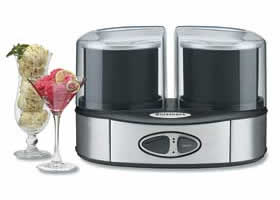 Cuisinart ICE-40BK Flavor Duo Frozen Yogurt-Ice Cream/Sorbet Maker