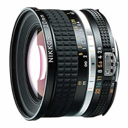 Nikon NIKKOR 20mm f/2.8 Lens