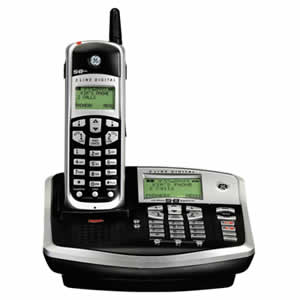 GE 25865GE3 2-Line Cordless 5.8GHz Expandable Digital Phone System
