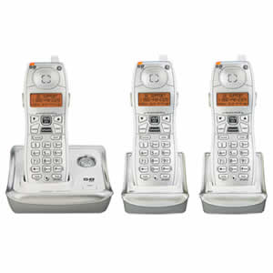 GE 25922GE3 Cordless 5.8GHz Triple Handset Phone System