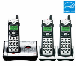 GE 28031EE3 Cordless 5.8GHz Digital Triple Handset Phone System