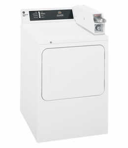 GE DCCB330GGWC Coin-Operated Gas Dryer