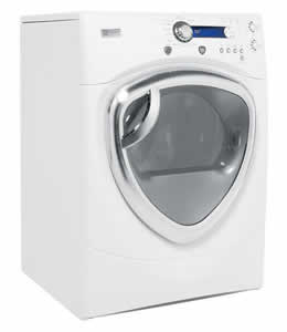 GE DPVH880EJWW Profile Colossal Capacity Electric Dryer