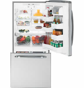 GE GDSL0KCXLS Bottom Freezer Refrigerator