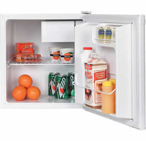GE GMR02BANWW Spacemaker Compact Refrigerator