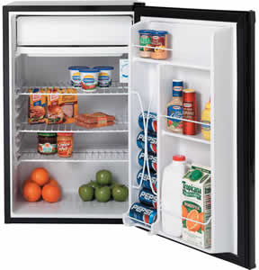 GE GMR04BANBB Spacemaker Compact Refrigerator