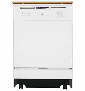 GE GSC3500NWW Convertible Portable Dishwasher