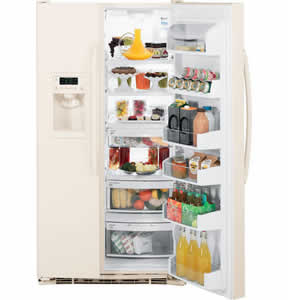 GE GSHF3KGXCC Side-By-Side Refrigerator