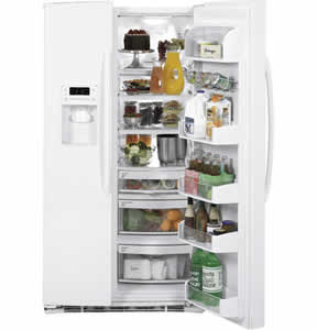 GE GSHF6PGYWW Side-By-Side Refrigerator