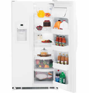 GE GSS25GFXWW Side-By-Side Refrigerator