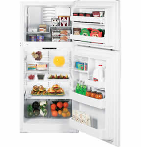 GE GTH18IBXWW Top-Freezer Refrigerator