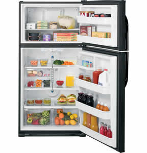 GE GTH21KBXBB Top-Freezer Refrigerator