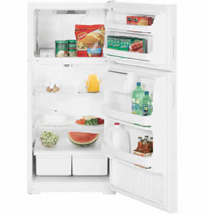 GE GTR16BBSRWW Top-Freezer Refrigerator