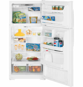 GE GTS17JBWWW Top-Freezer Refrigerator