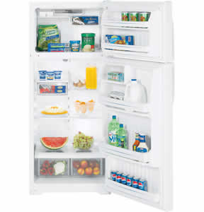 GE GTS18HBSWW Top-Freezer Refrigerator