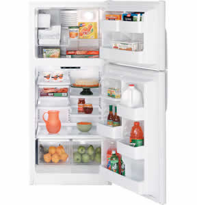 GE GTS18KCPWW Top-Freezer Refrigerator