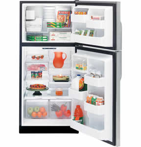 GE GTS18SCXSS Stainless Top-Freezer Refrigerator