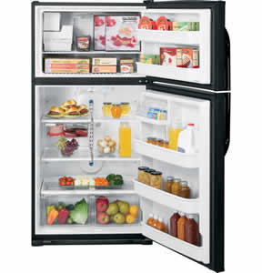 GE GTS21KCXBB Top-Freezer Refrigerator