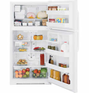 GE GTS21KCXWW Top-Freezer Refrigerator